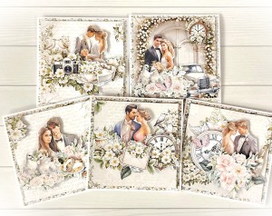 ONLINE CLASS - 5 cards - ROMANTIC GARDEN collection